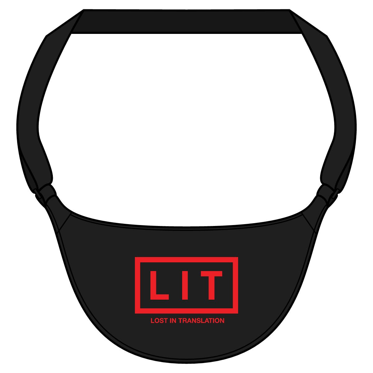 LIT Crossbody - Black & Red
