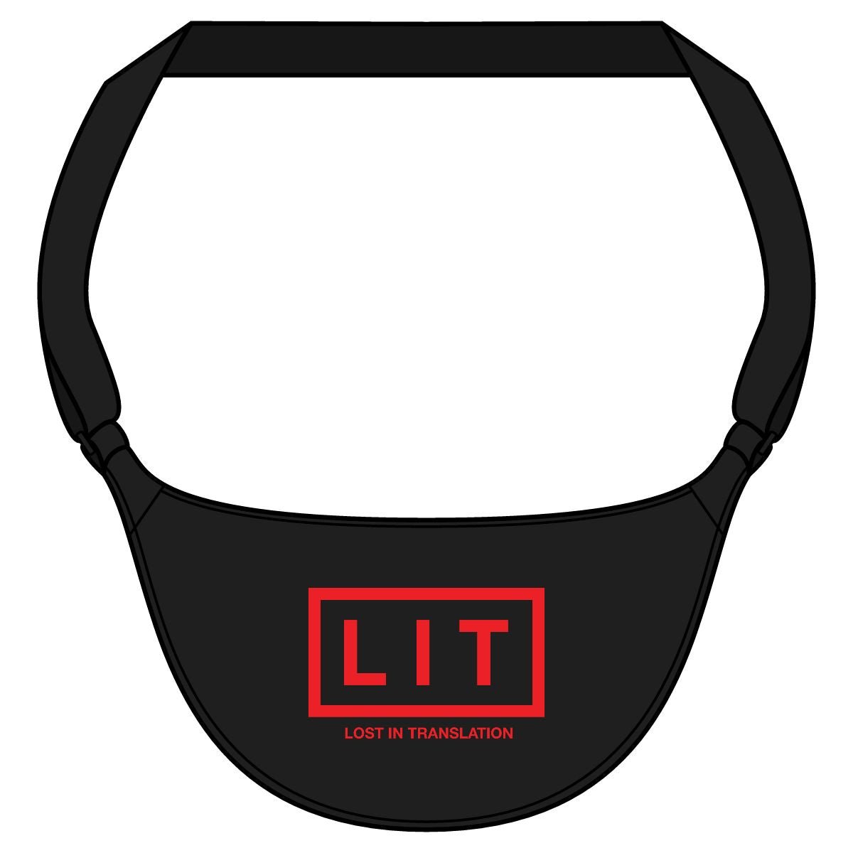 LIT Crossbody - Black & Red - Lost In Translation