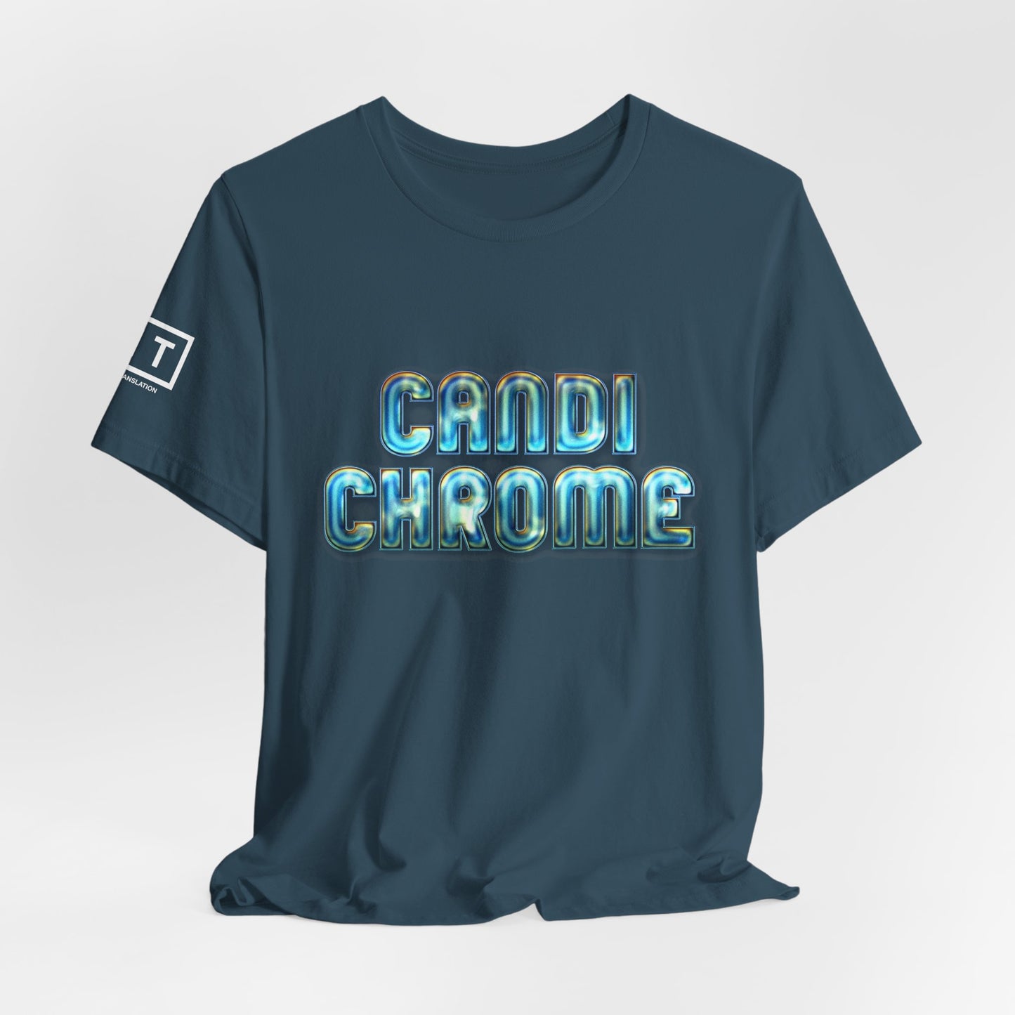 LIT T-Shirt — Candi Chrome (White Logo)