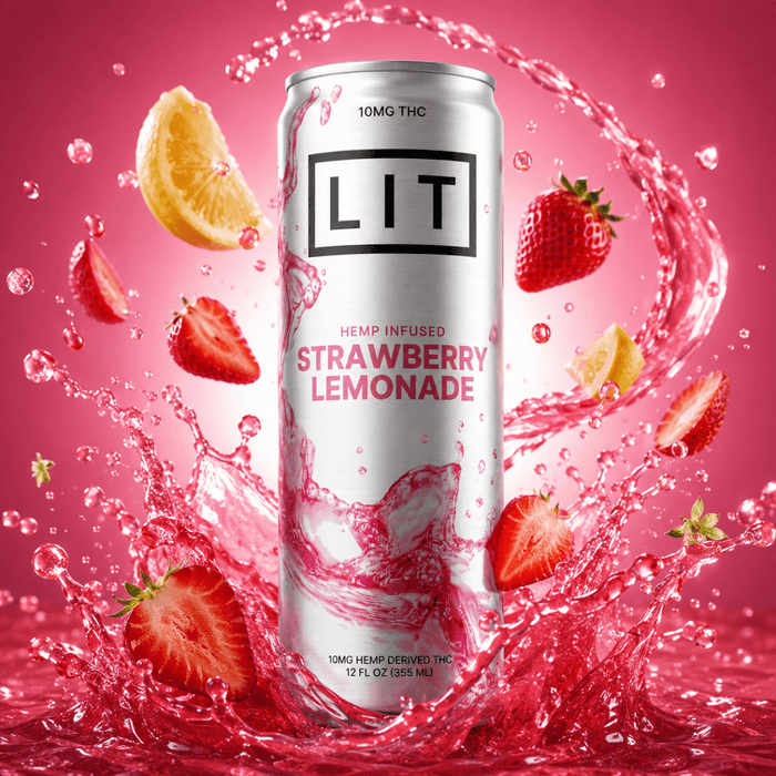10mg Strawberry Lemonade 12oz 4-pack - Lost In Translation