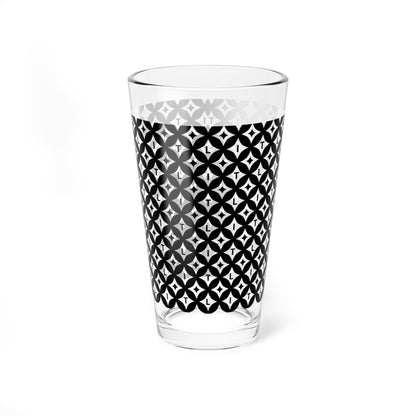 LIT 16oz Glass — Mono Pattern