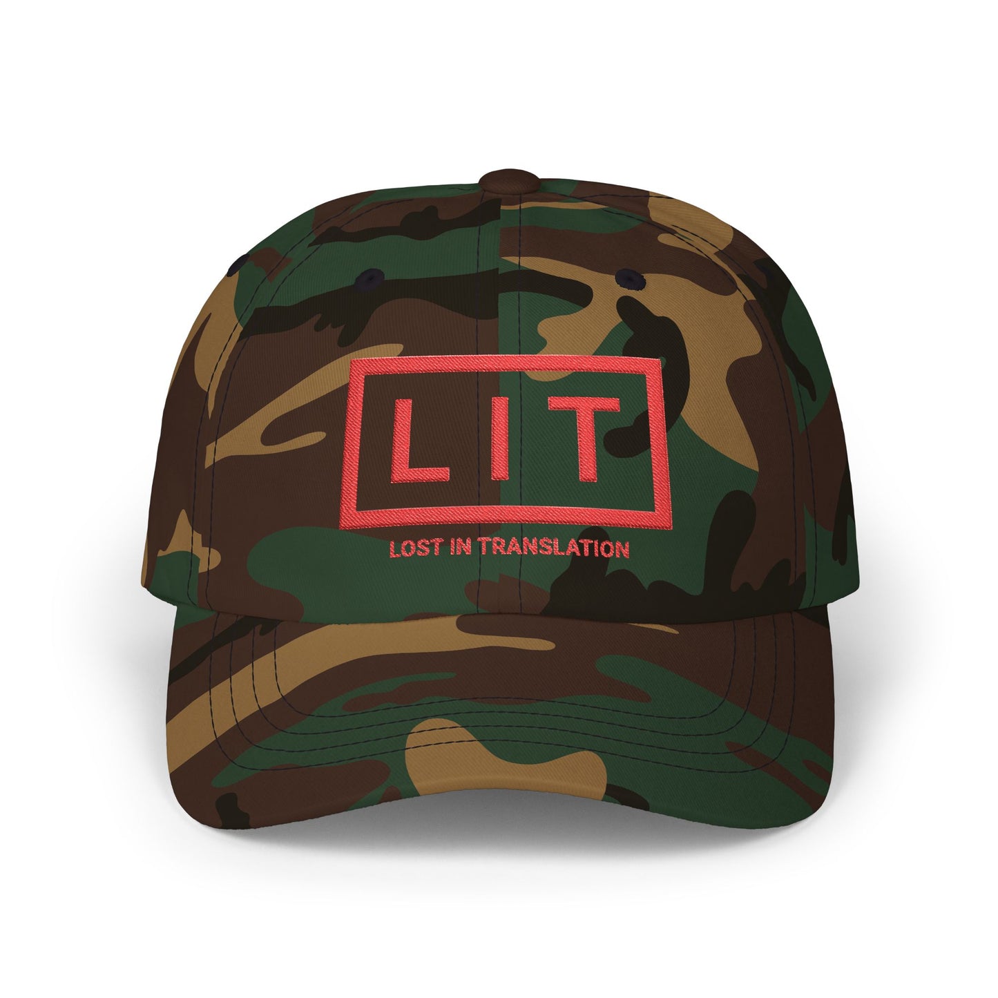 LIT Embroidered Hat - Red Logo