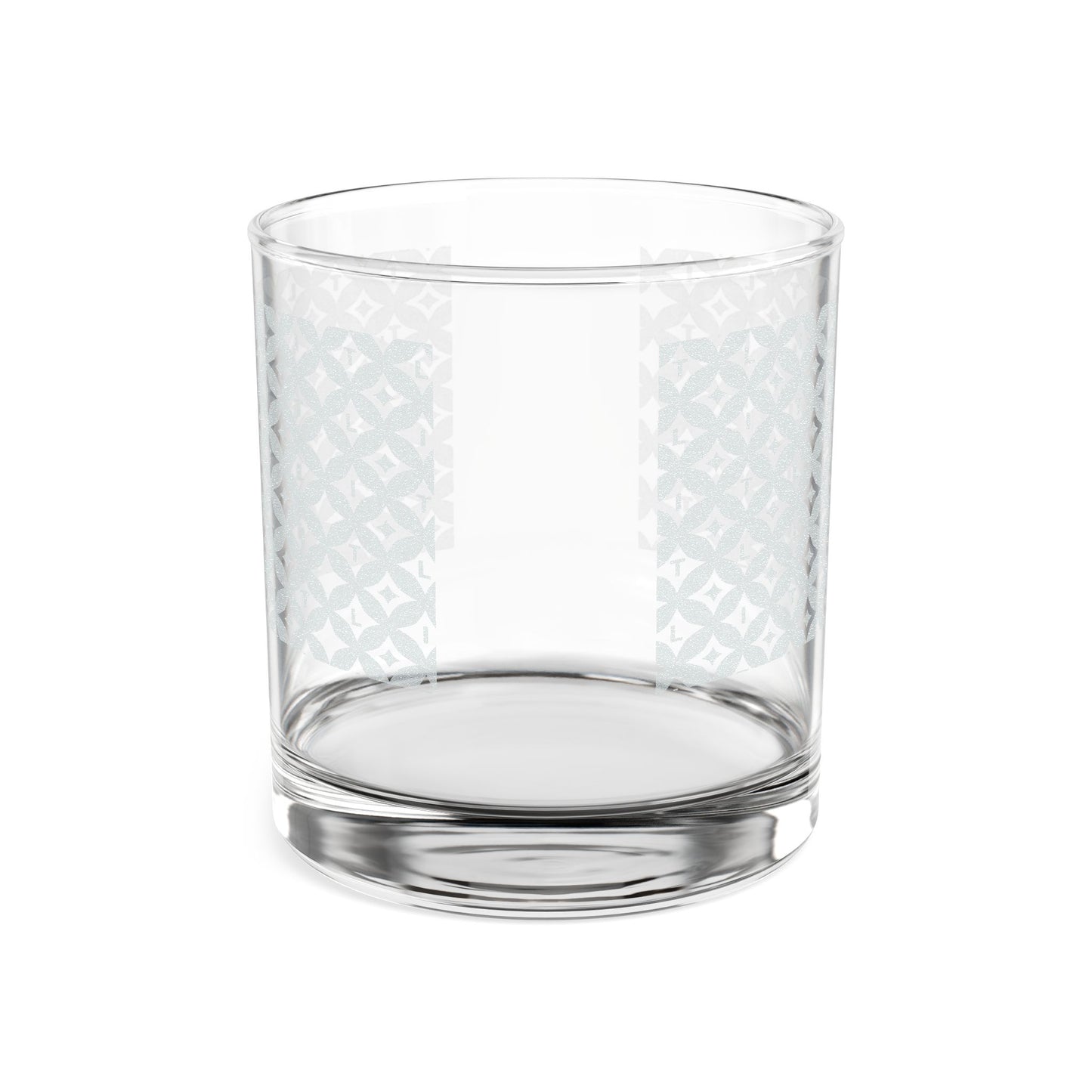 LIT 10oz Rocks Glass — Mono Pattern