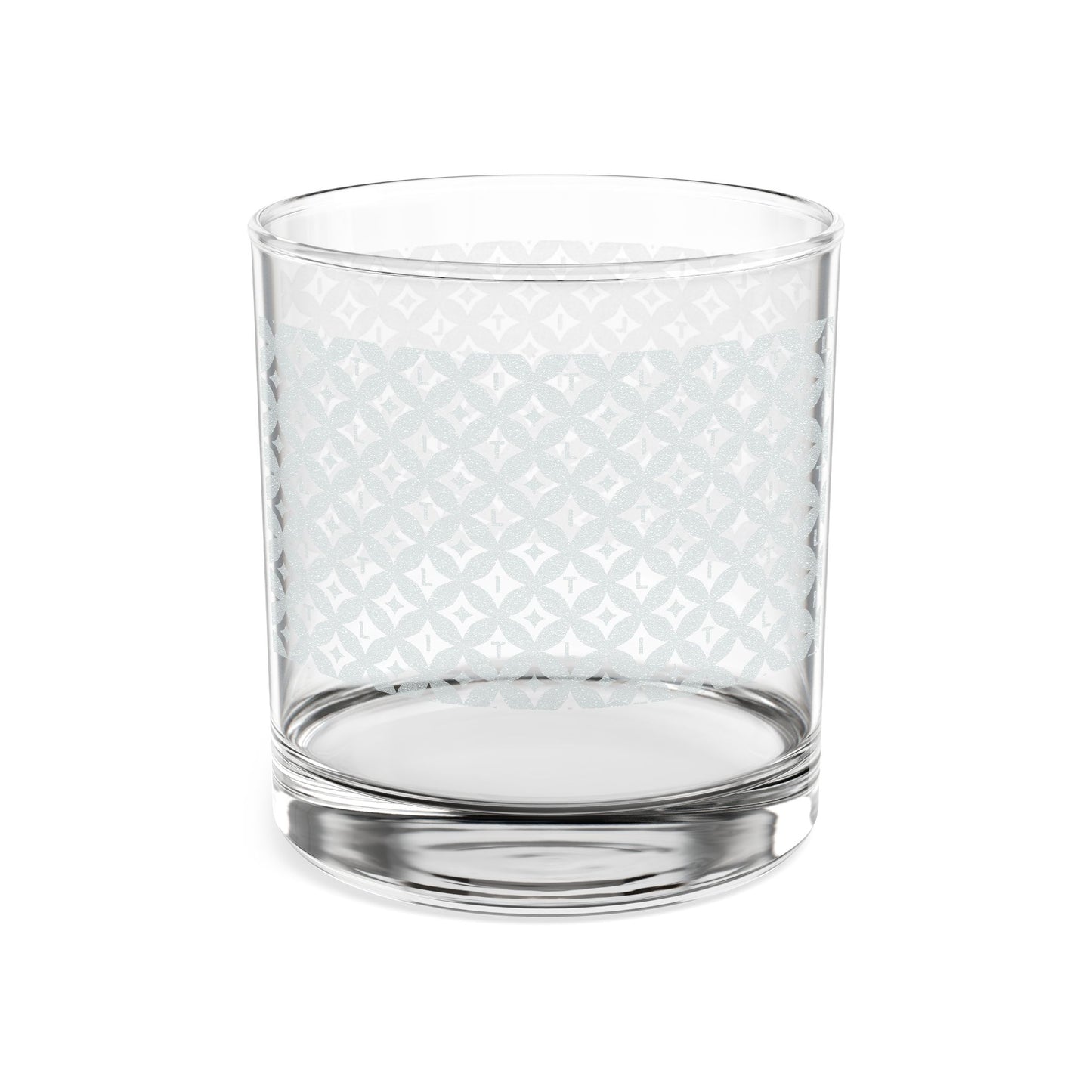 LIT 10oz Rocks Glass — Mono Pattern