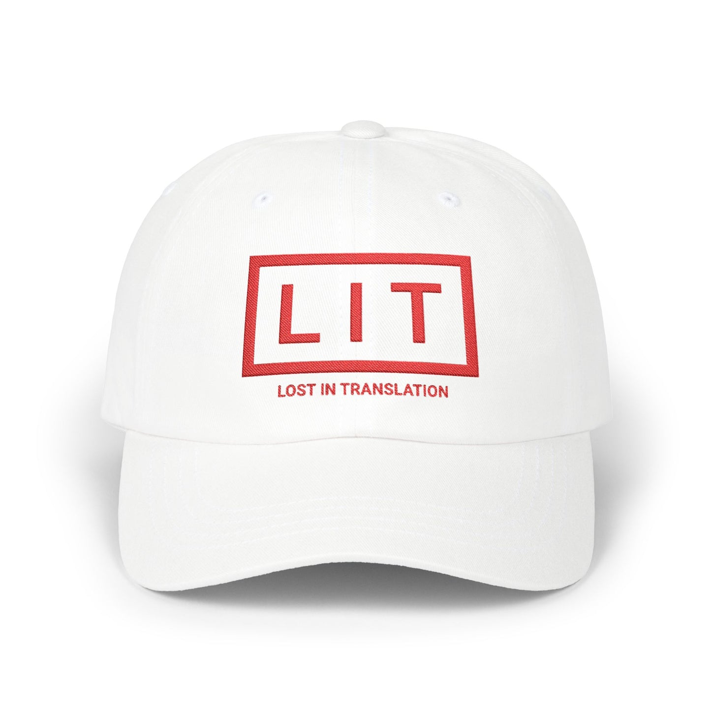 LIT Embroidered Hat - Red Logo