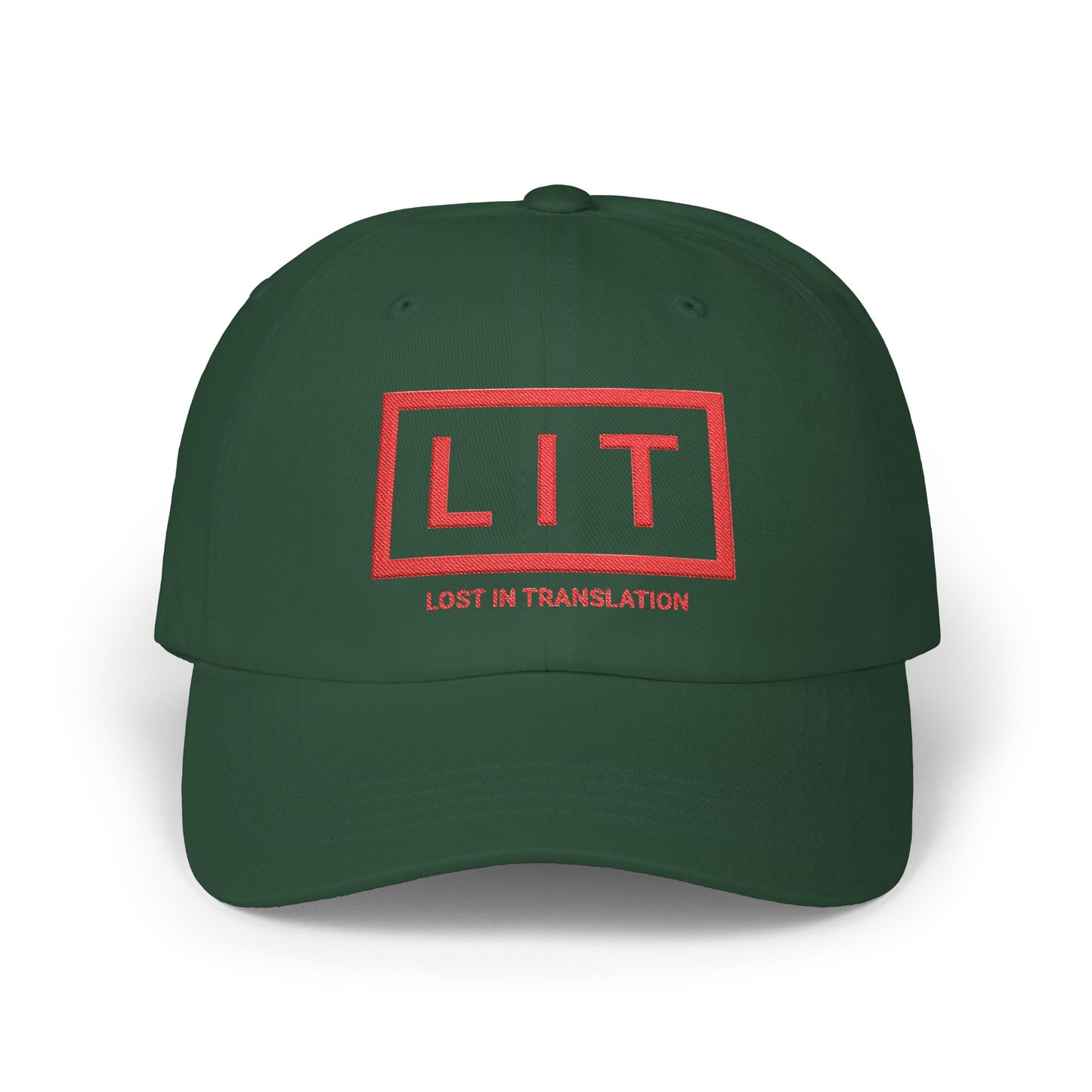 LIT Embroidered Hat - Red Logo