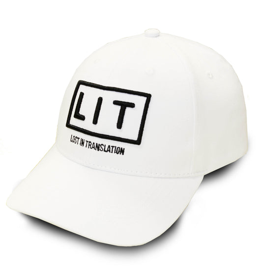 White & Black LIT 110 Flex Hat