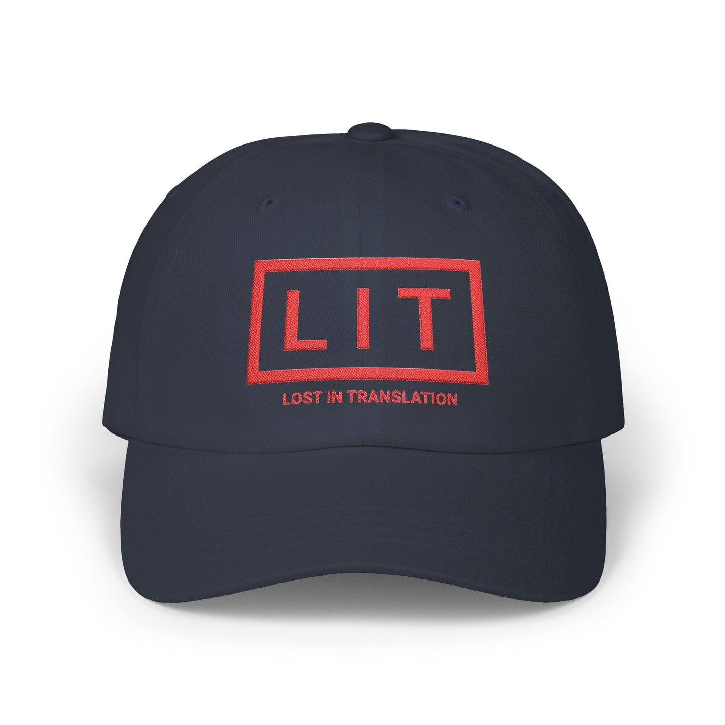 LIT Embroidered Hat - Red Logo
