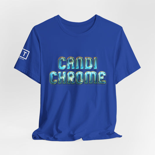LIT T-Shirt — Candi Chrome (White Logo)