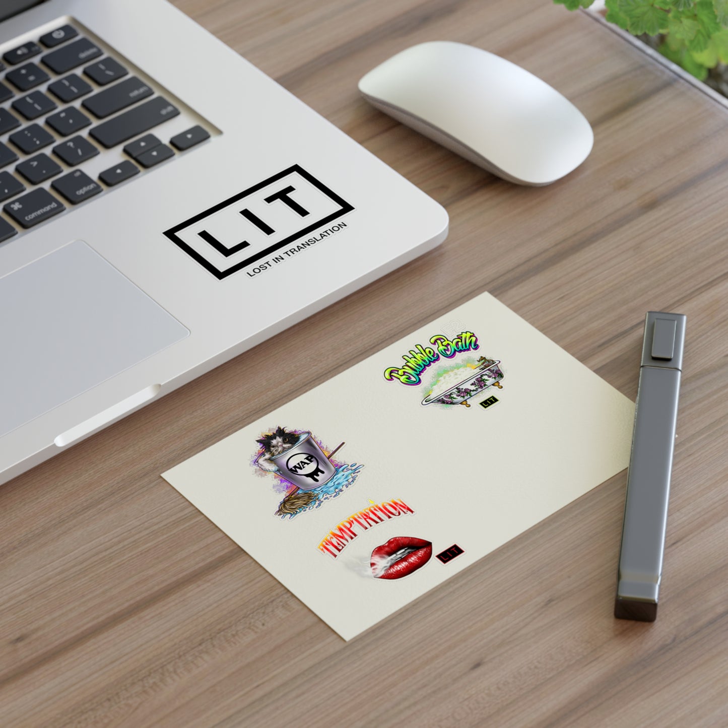 LIT Sticker Sheet – WAP, Bubble Bath, Temptation & Logo